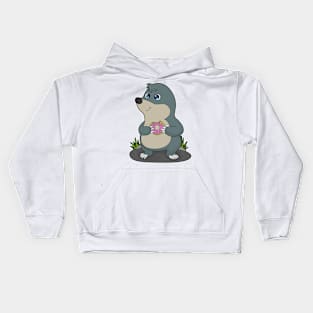 Mole with Donut Kids Hoodie